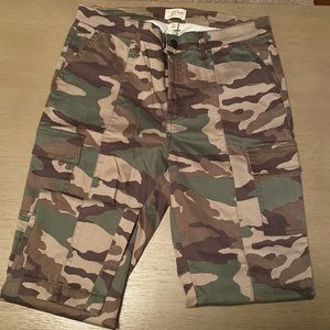 JCrew Cargo Camo Pants